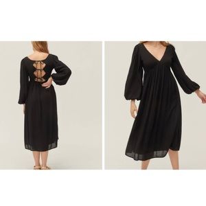 🥀 urban outfitters black witchy dress 🕷